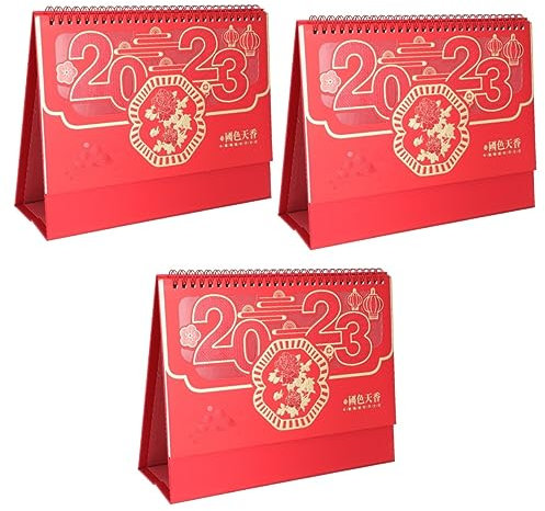 3 Stück 2023 Tischkalender Lehrer Schreibtischkalender 2022–2023 Desktop 2023 Kalender Stehtisch Tischkalender 2023 Tischkalender 2022–2023 Homepage Chinesisches Sternzeichen Papier Büro