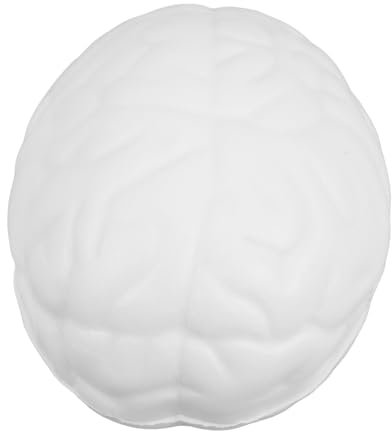 ERINGOGO Pu Stressball Gehirnform Weiches Quetschspielzeug Handlicher Antistressball Entspannendes Stressspielzeug Handtraining Stressabbau Für Reisen