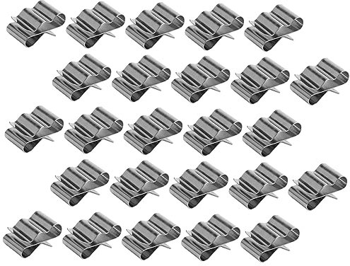 Zerodeko 50stücke Anhänger Drahtclips Kabelclips Edelstahl Anhängerrahmen Kabel Clips Für Kabelbefestigung Und Ordnung