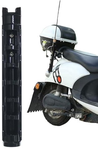 Motorrad -Angelrutenhalter | Schnelle Installation und Entfernung | Tragbare rotierbare Racks -Stangenträger, einfache Fischereizubehör für Bootsstühle Scooter Outdoor