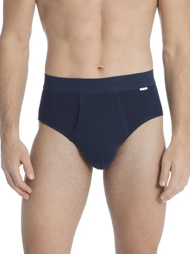 Calida Cotton 1:1 Slip de Hombre con Cintura Suave, de algodón Especialmente Suave y Agradable al Tacto, canalé Fino