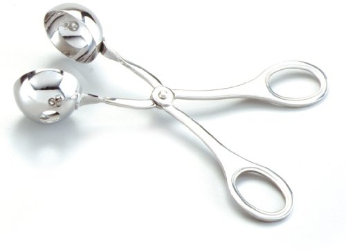 Norpro 155 Stainless Steel Mini Meat Baller Silver, 1.25in/3cm
