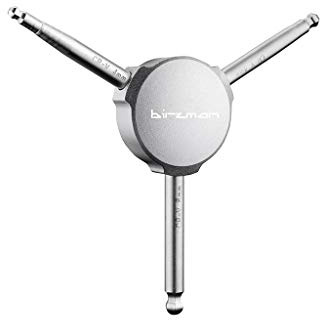 Birzman Y Grip Innensechskantschlüssel-Set, 4/5/6.mm Kugelspitze Werkzeuge, Silber, Einheitsgröße
