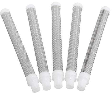 FEVERWORK Elementos de Filtro de Pistola de pulverización Airless 5pcs 60 Malla para Wagner Airless Paint Spray Gun