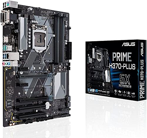 ASUS Prime H370-Plus LGA1151 (300 Series) DDR4 HDMI DVI VGA M.2 ATX Motherboard