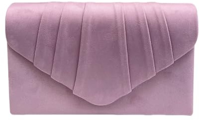 LeahWard Women's Suede Glitter Clutch Handbags Purse Wedding Bags Evening Handbags 308