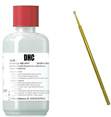 100 ml No-Clean Flussmittel/Löttinktur ST25 (DHC), gebrauchsfertig, aktiviert, auf Kolophoniumbasis (25%) für die Elektrotechnik/Elektronik incl. Application-Stick