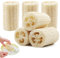 6 Piezas Loofah Natural - Esponjas de Luffa Loofah Scrubber Esponja de Baño Exfoliante para Cuidado del Cuerpo - Esponja de Lufa Loofah Sponge para Lavar Platos, Limpieza de Cocina y Duchas de Baño