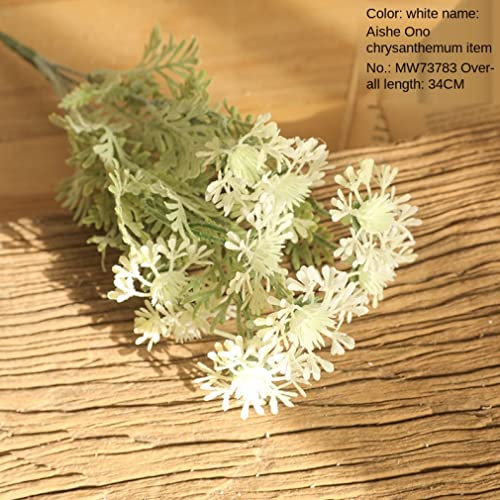 Equirider Künstliches kleines Gänseblümchen-Küken Xiaoyeju frisch mit Gras-Chrysantheme Plastikblumen-Garten-Hochzeits-Weihnachtsdekor