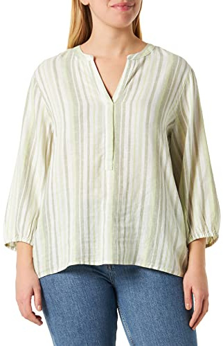 GERRY WEBER Edition Dam 860044-66267 blus, gröna ränder, 34, Grön remsa