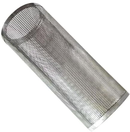 Perfeclan Supresor de chispas para Chimenea, Filtro de Tubo de Chimenea, supresor de chispas para Tubo de Estufa, Malla de Chimenea para Estufa de leña para, 10cmx6.3cmx45cm