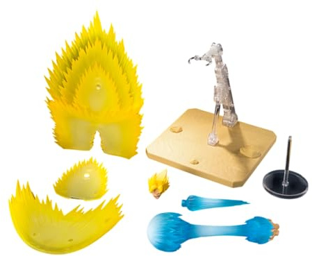 Super Saiyan Son Goku's Set Teleport Kamehameha Ver. 15 cm Dragon Ball Effect Parts SH figuarts