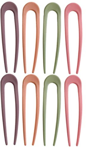 Beaupretty 8pcs French Hairpin Hair Stick u Shaped Bun Hair Pin for Women Chignon Pin