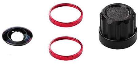 Kit de lentes intercambiables para Insta360 X5, juego de lentes de repuesto ópticos HD con anillos de montaje de aluminio y herramientas para cámara Insta360 X5, accesorios profesionales de lente
