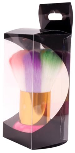 Cabilock Cepillo de Manicura y Herramientas de Limpieza para Limpieza de Uñas Polvo Multifuncional y Fácil de Aplicar, Brocha Práctica para Polvo de Uñas
