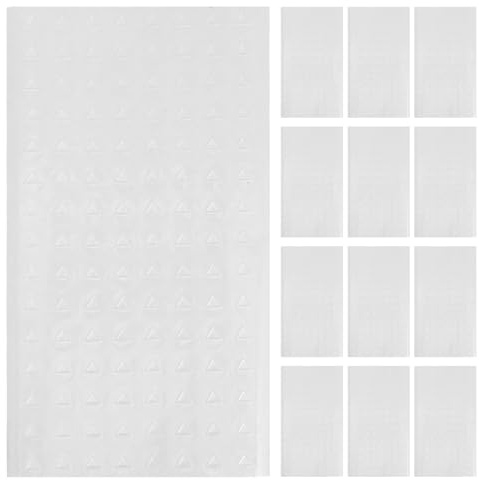 Artibetter 1000pcs Adhesive Triangle Braille Stickers Tactile Blind Identification Labels Reusable Self-Adhesive Safety Markers for Doors Cabinets Appliances and Personal Items
