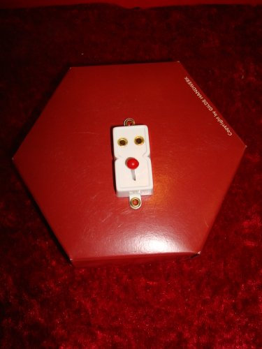 Kahlert - 68820 - Puppenstuben Kombischalter und Dose, weiß, eckig, 3,5V , 4,5cm