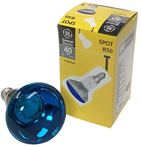 ampoule de réflecteur R50 bleu 40W à petit culot E14