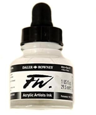 Daler Rowney FW Artists - Tinta acrílica (29,5 ml), color blanco