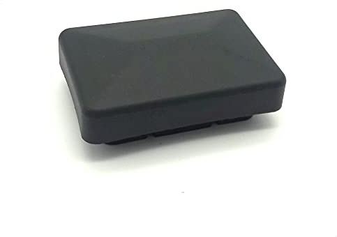 10x Pfostenkappe,Abdeckkappe KU schwarz Doppelstabmattenzaun f.Pfosten 40x60mm Zaun Pfosten