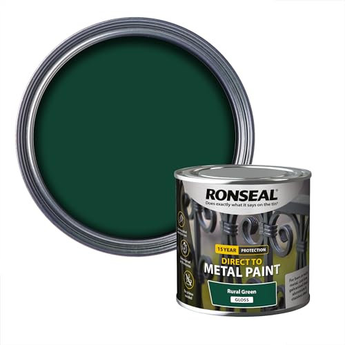Ronseal Direct to Metal Paint Rural Green Gloss 250ml