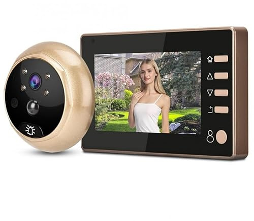 SPIONCINO ELETTRONICO CON TELECAMERA INCORPORATA AD ALTA RISOLUZIONE SCHERMO DA 4.3 REGISTRA FOTO E VIDEO SU SD CARD