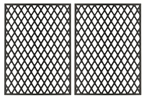 Utheer Gusseisen Grillrost für Pit Boss 820 850 Serie Grill, Pit Boss 820 Serie Holz Pellet Grills, Fit Pit Boss Pro Series II 850 Holzpellet Grill, Pit Boss Grill Ersatzteile, 2 Packung