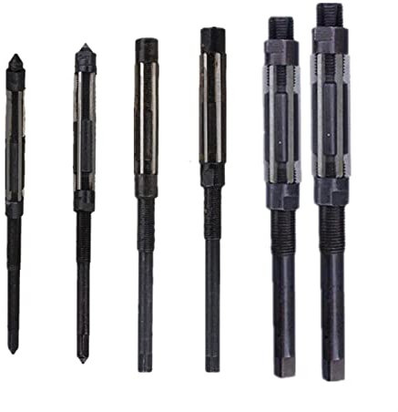 6pc Einstellbare Handreibahle. HSS. Größenbereich Legierung Stahl Reibahle Hand REamer Machine Schneidwerkzeug 6,25/6.75/7,25/7,75/8.5/9.25 / 10mm YIJIAN