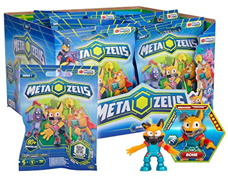 METAZELLS Imc toys Pack mit 24 Figuren S1 | Sammelfiguren Überraschungspuppen mit Karten zum Spielen der Charaktere und Broschüren + 3 Jahre