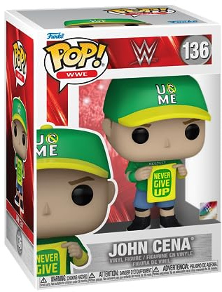 Funko POP! WWE: John Cena - Never Give Up - Collectable Vinyl Figure - Gift Idea - Official Merchandise - Toys For Kids & Adults - Model Figure for Collectors and Display