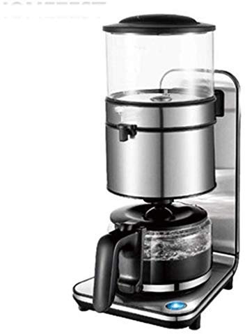 SOVORM Cafetera de acero inoxidable, máquina de café programable con cafetera, cafetera de goteo The New