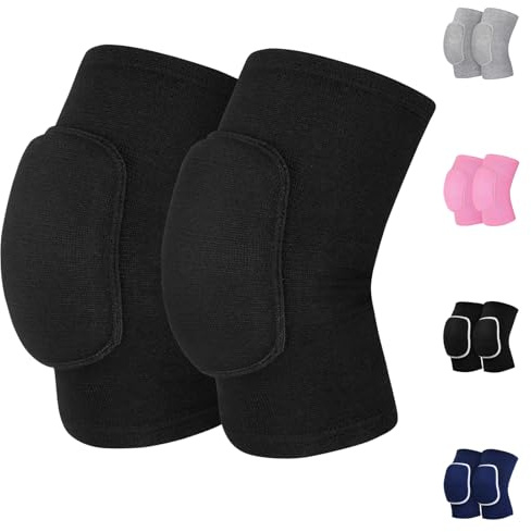 HISFFOG Volleyball Knee Pads for Women Men Youth Girls Kids Knee Brace for Volleyball Basketball Football Dance Yoga Tennis Running Cycling Training Climbing Wrestling
