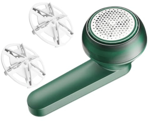 ORFOFE 1set Rasoi Per Pelucchi Elettrici Usb Ricaricabili Compatti e Leggeri Per Rimuovere Lanugine Da Vestiti Coperte e Tessuti Con Testine Di Ricambio Perfetti Per Casa e Viaggi
