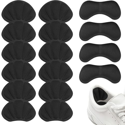 Fersenpolster Schuheinlagen Fersenschutz Fersenkissen für Schuhe Schuheinlagen für Lose Schuhe Sneaker Reparatur Patch Hackenpolster Gegen Reibung Heel Pads für Männer Frauen 8 Paar