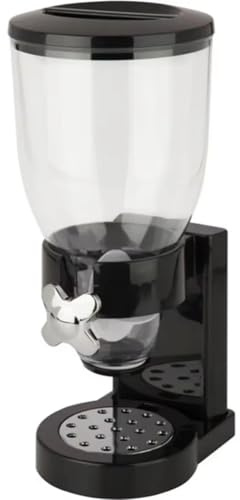 Rinteea Multifunctional Cereal Dispenser,Single Control Storage Container for Kitchen Organization Household Food Storage Bottle