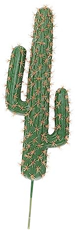 Hemobllo Cactus Artificiale senza Vaso, Ornamento Realistico Verde