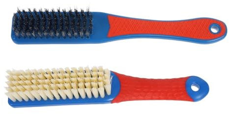 Lurrose 2piezas Kit De Limpieza para Objetos Coleccionables Cepillo De Limpieza Suave De Cepillos De Alambre De Acero Inoxidable para Antigüedades