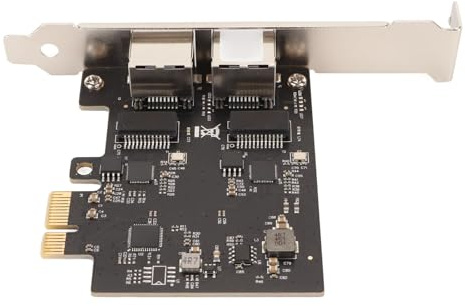 Jectse PCIe 2.5g Network Carte Gear et Réception Double Port