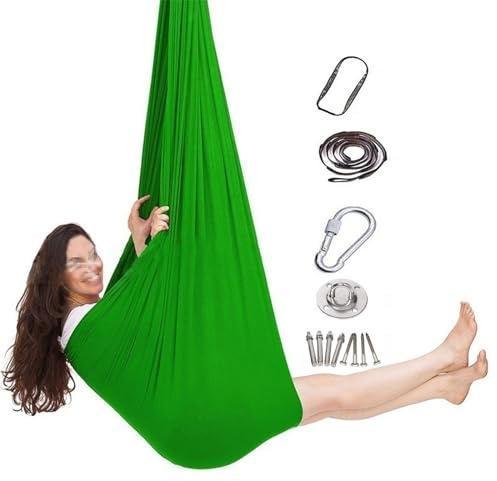 Hängematten für drinnen und draußen, Aerial-Yoga-Schaukeln, komplett mit sämtlichem Zubehör