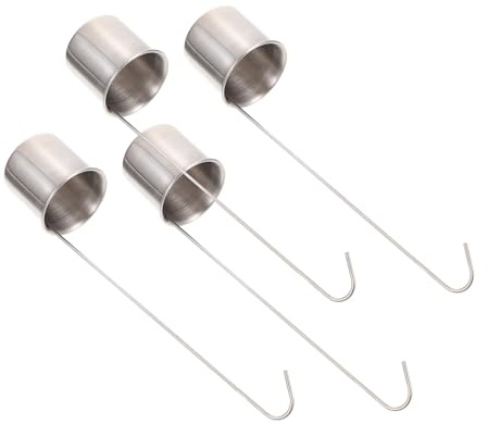 VILLCASE Cucchiaio Dosatore in Acciaio Resistente Mestolo Vino Pratico con Manico lungo Ergonomico per Olio Vino e Ingredienti Liquidi in Cucina