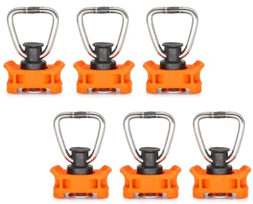 BELOWSYALER Airline Rails Single End Fittings for Secure Lashing and Trailer Transport Cargos Control Motorhomes Rear Garages