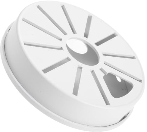 Lurrose Boîte de Jonction pour Caméra de Sécurité Dôme, Cache-câble en Plastique Blanc Design Compact pour Montage Plafond et Dissimulation des Fils Bureaux