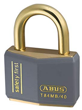 ABUS 28355 Serie Nautic INOX lucchetto in ottone massiccio - grigio