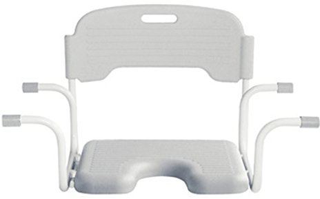 Russka Badewannensitz Soft Mit Rückenlehne Verstellbar Von Ca. 76,5cm Bis 90cm Belastbar Bis 120kg