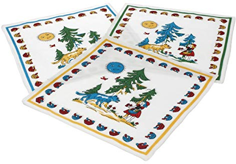 Betz 12er Pack Kindertaschentücher in verschiedenen Motiven und größen