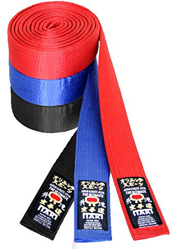 Gürtel Itaki in Satin, Osten Sport, OS 28, rot, 4