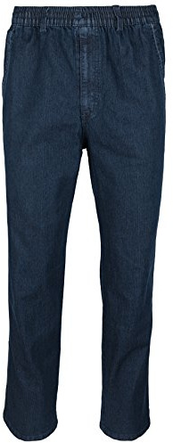SOUNON Herren Jeans, Cargojeans, Schlupfhose Schlupfjeans, Stretchjeans Dunkelblau (M2), Groesse: 3XL