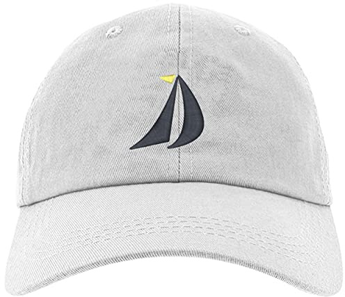 owndis Cap Sail Boat, Sailing Dad-EM-0050-White