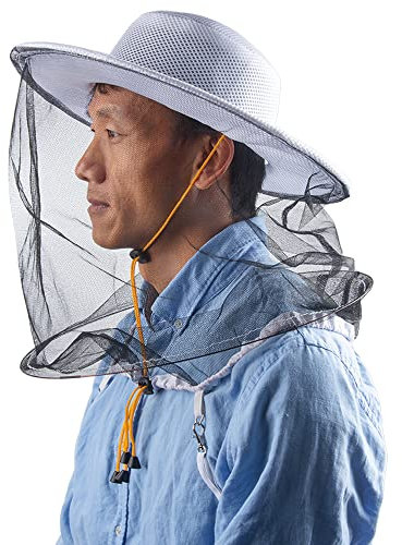 ZffXH Imkerei-Imker-Mesh-Hut, professionelle Imker-Schutzkappe für Männer und Frauen, Moskito-Kopfnetz, Hüte, Bienenhalter, Schleierhaube