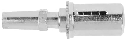 Válvula Reductora de Presión de Trombón Boquilla de Material de Latón Entrenador de Fuerza Fácil Instalación Acabado de Revestimiento para Instrumento de Viento (SILVER)